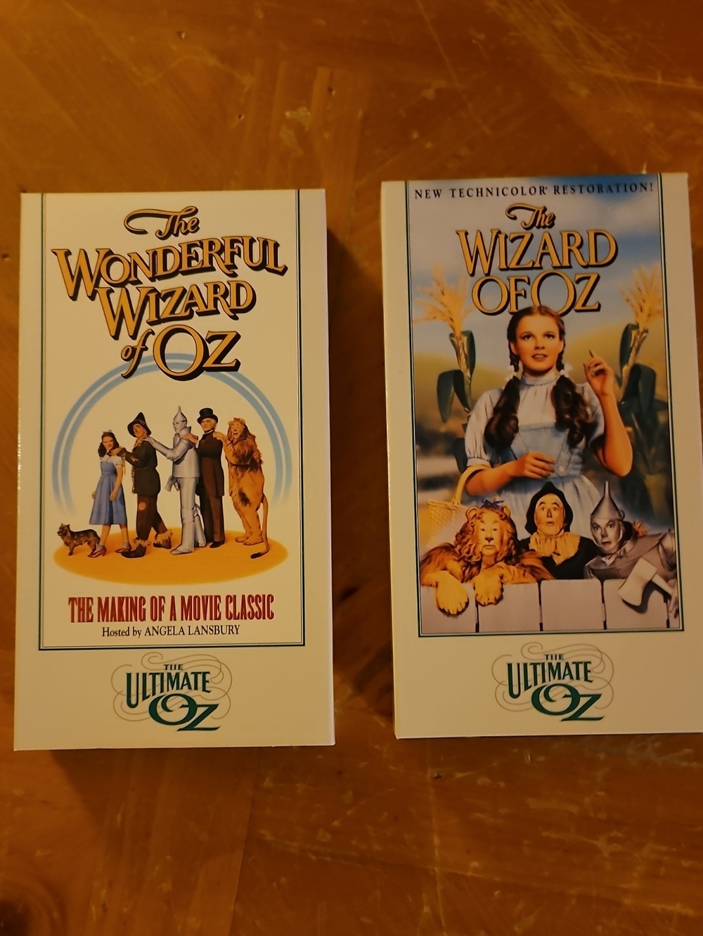 Set Of 2 WIZARD OF OZ-Collector Edition VHS
